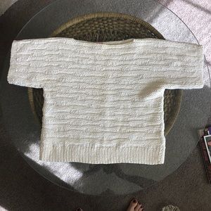 HAND MADE white sweater
